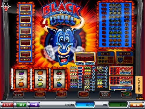 Black Bull gokkast met telefoon